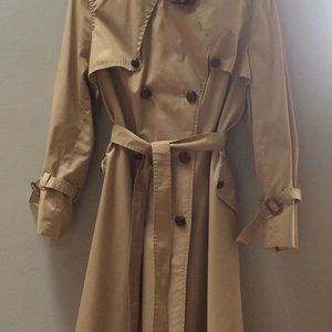 Vintage Belted 1960's Trench Coat made in Montreal